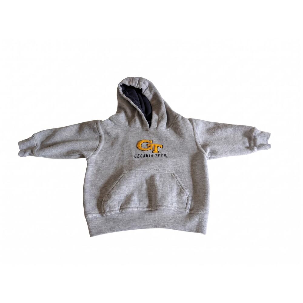 Vintage Georgia Tech Yellow Jackets Infant Hoodie, Red Oak, Size 12M